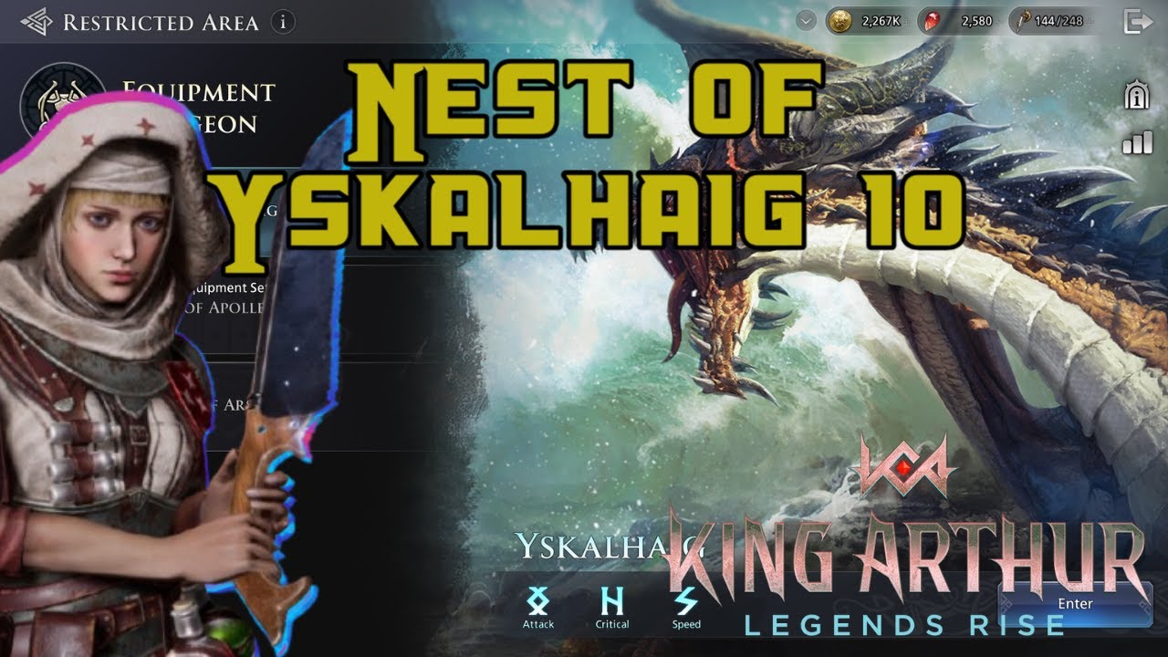 Nest of Yskalhaig 10 Build & Guide │ King Arthur: Legends Rise