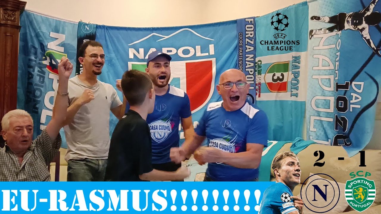 Napoli - Sporting Lisbona 2-1  01-10-2025  (Live Reaction Casa Cuomo Champions League)