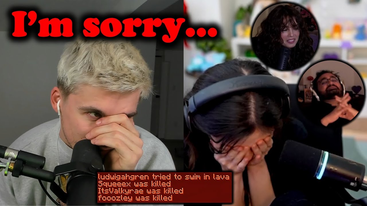 FSLR's Post-Game Talk Gets Heated After Ludwig Accidentally Ruins the Run | ft. Fuslie, Rae, Squeex