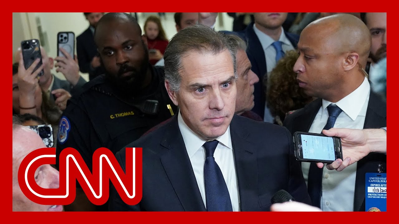 Watch Hunter Biden walk out of hearing as MTG starts speaking