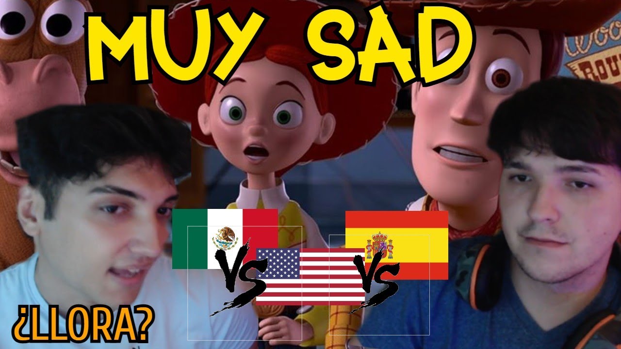 Españoles REACCIONAN a CUANDO ALGUIEN ME AMABA en LATINO vs ESPAÑOL por primera vez TOY STORY 2