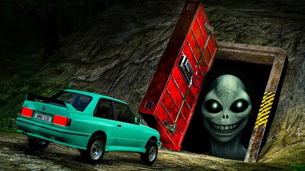 Cars Exploring DANGEROUS Underground Bunkers - BeamNG.drive