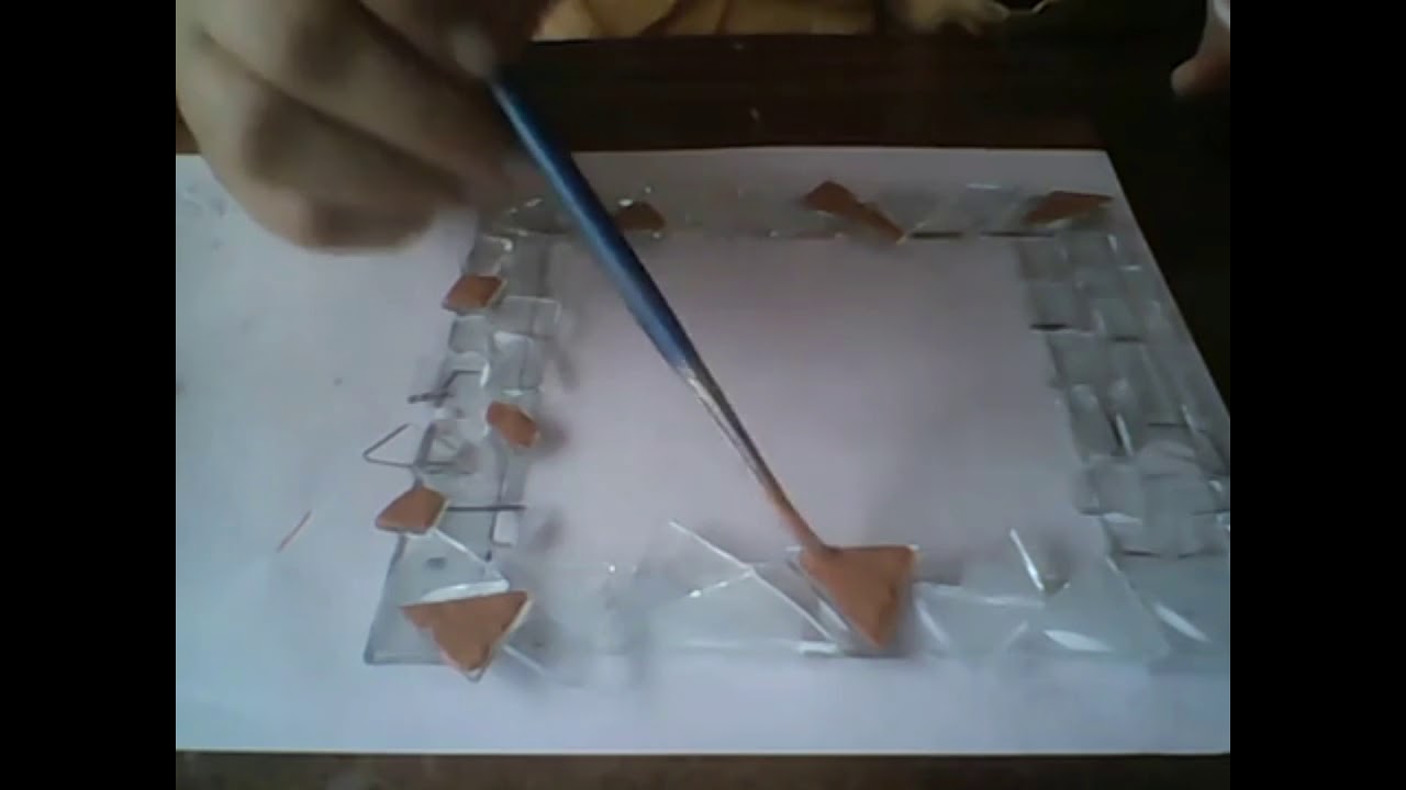 Elaborando un marco de espejo en vitrofusión - Judith Edery