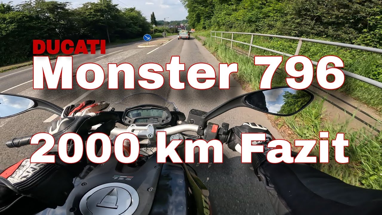 Italienisches Feuer im V2 🔥🥵 DUCATI Monster 796 - 2000 km REVIEW 🏍️