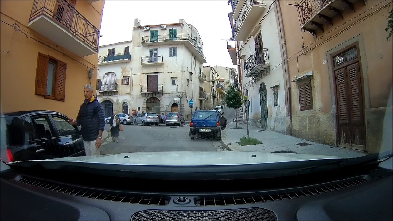 Arriving in Piana degli Albanesi, Sicily