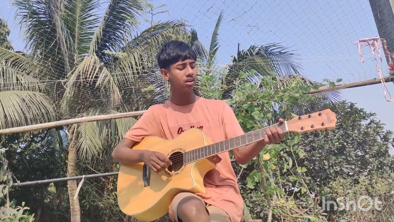 লাল শাড়ি পড়িয়া কন্যা। Covered by Montu Bhai.