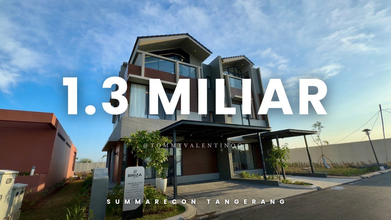 BRIZA 7x12 cluster 6 danau dari Summarecon Tangerang mulai Rp 1.3M