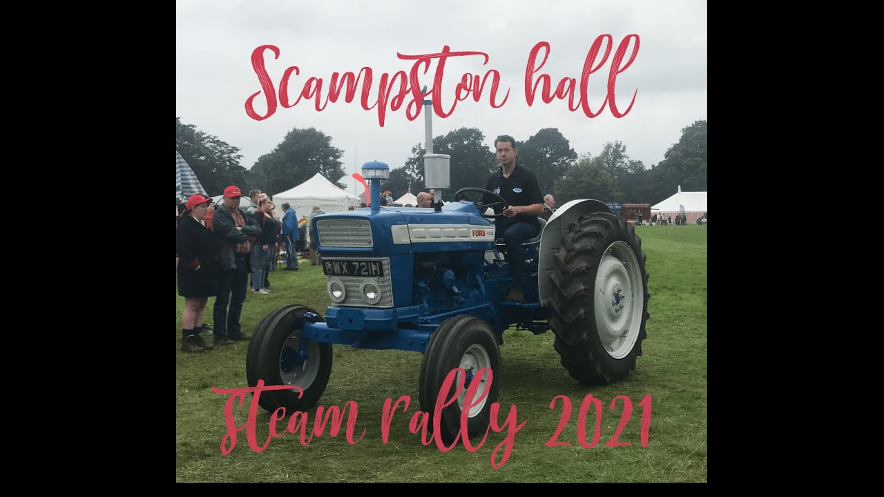 Scampston Hall steam rally 2021 ***Raw footage***