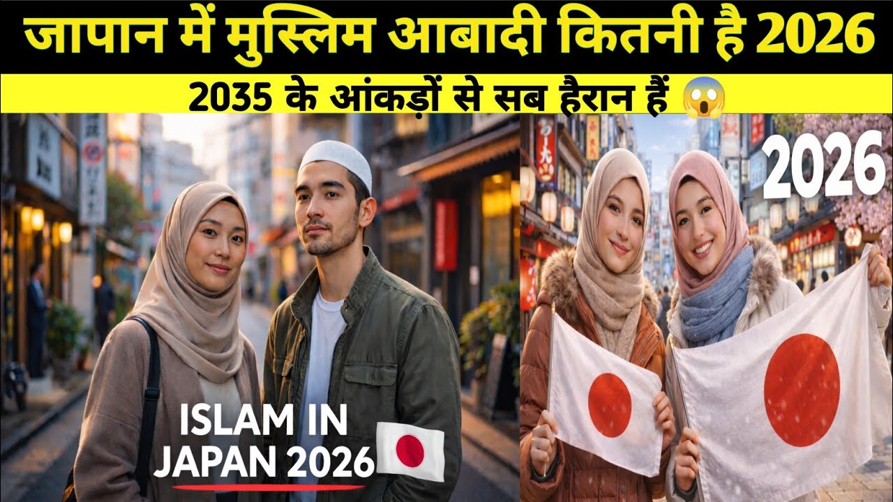 जापान में मुस्लिम आबादी कितनी है 2026 में | Why Is Islam Growing So Fast In Japan ? |