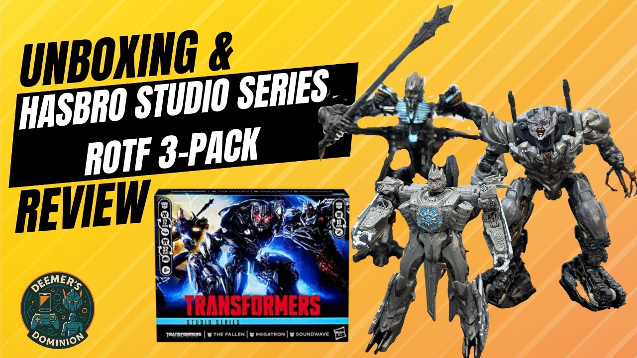 Transformers / Unboxing & Review / Hasbro Studio Series Revenge of the Fallen 3-Pack