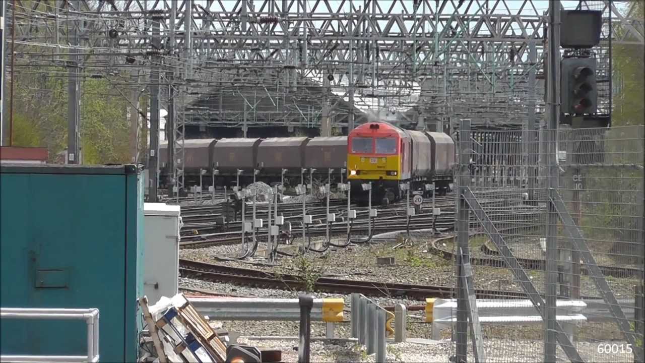 DB 60015 on 6F96 Coal @ Crewe 27/04/13