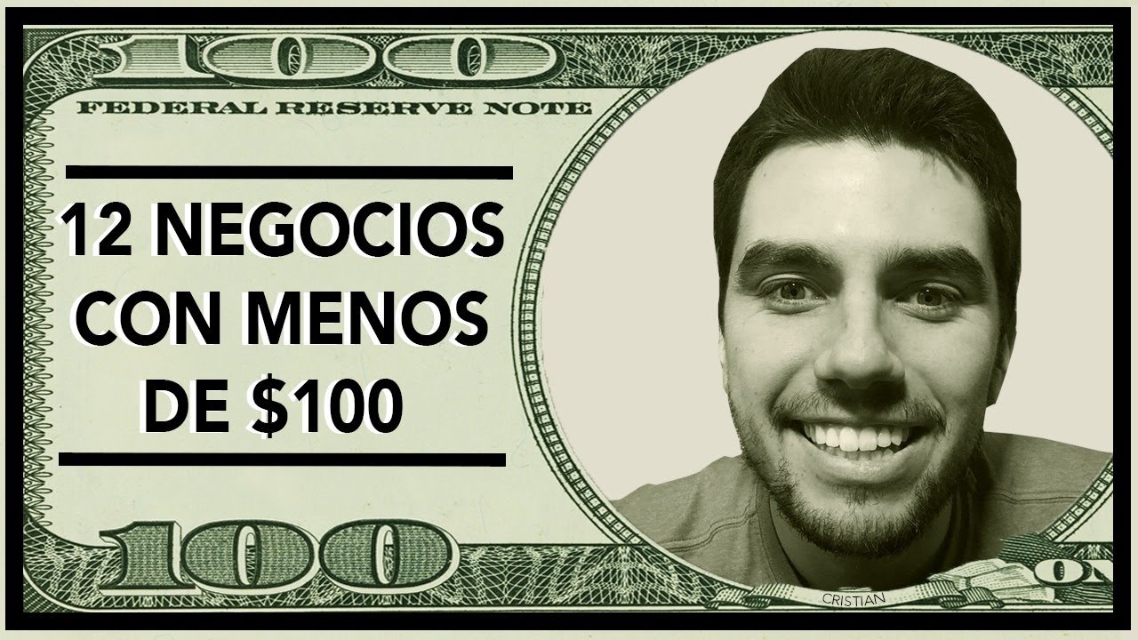 💡12 Negocios con Menos de $100 dólares 💵