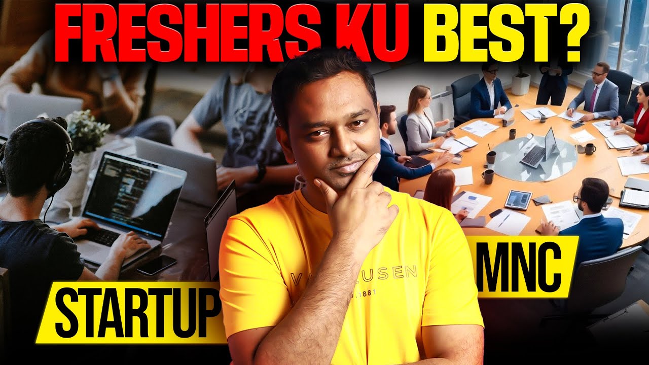 Freshers-ku Startup Jobs vs MNC Jobs &ndash; Ethu Best? 🔥