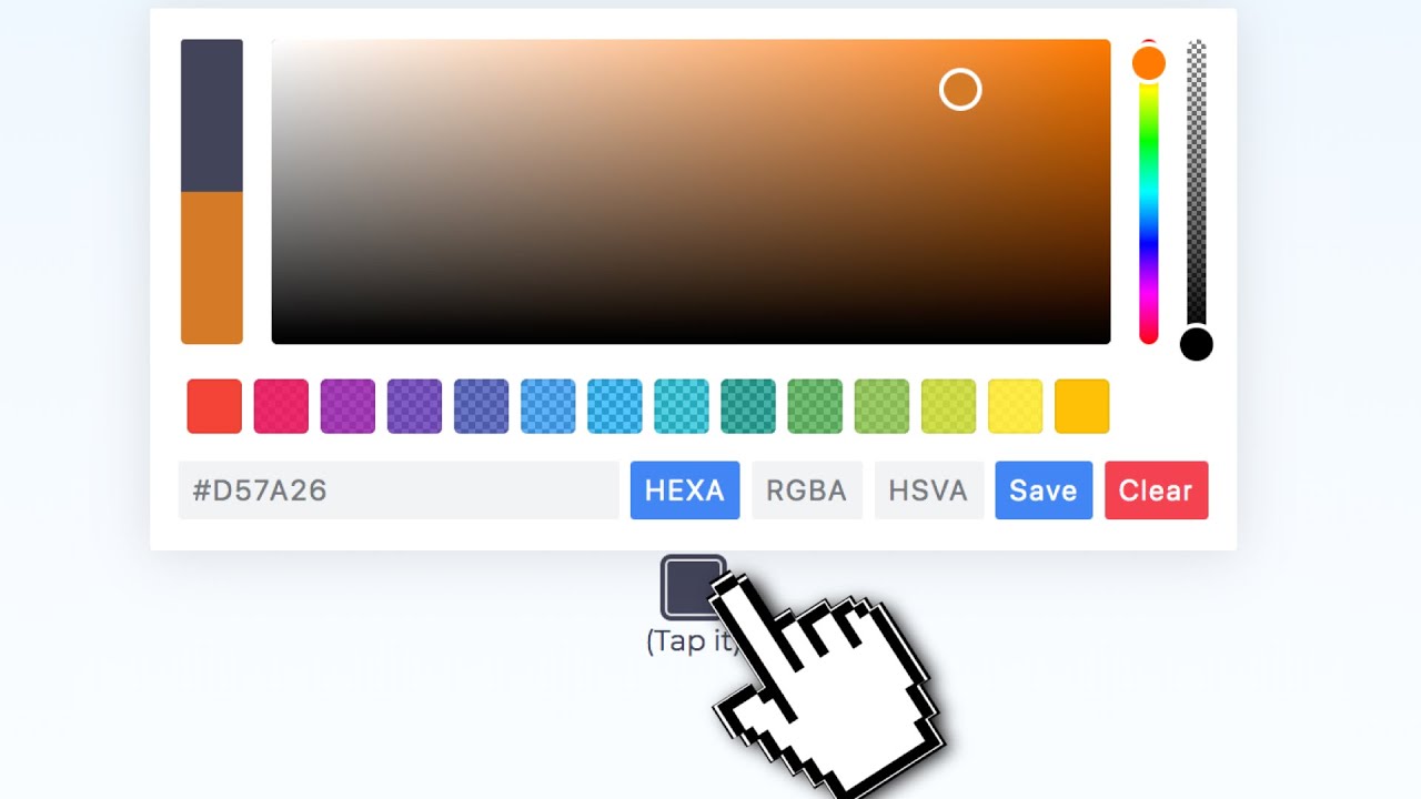 How To Add a Color Picker to your Website using Pickr Javascript Library