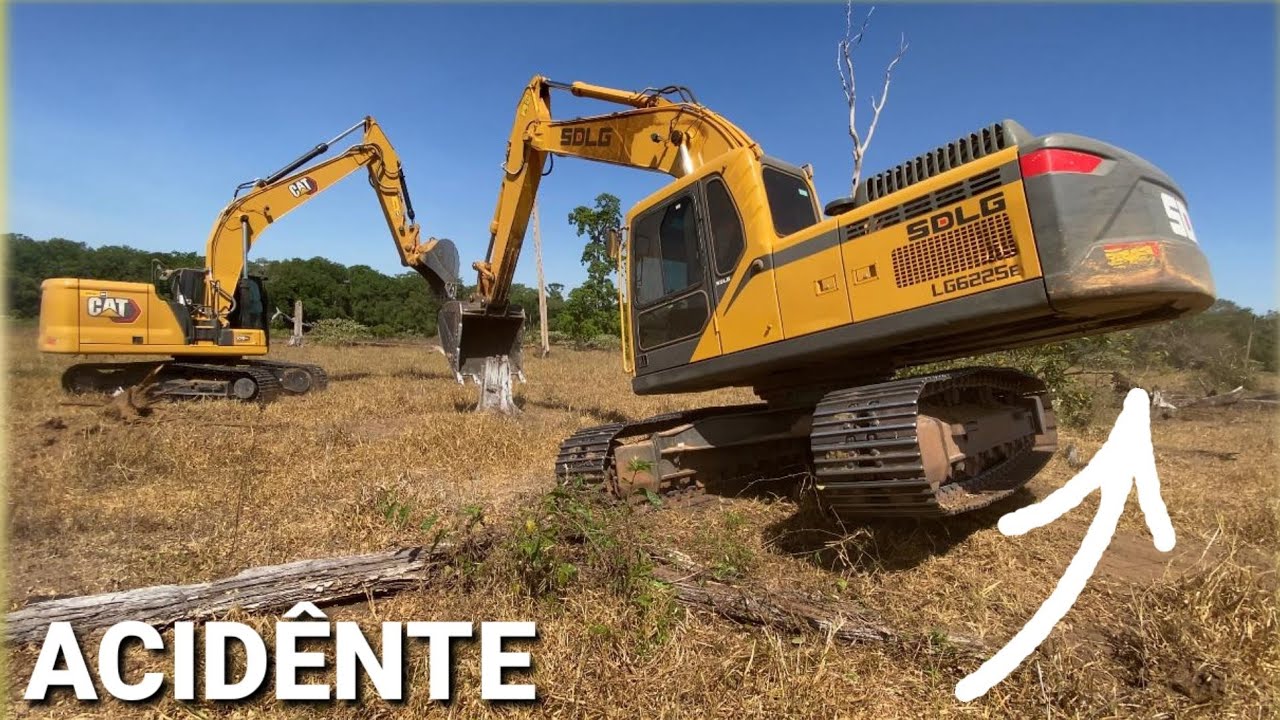EVITAR ACIDENTES causados POR POSICIONAMENTO Errado da Máquina ? ( Escavadeira Hidráulica)