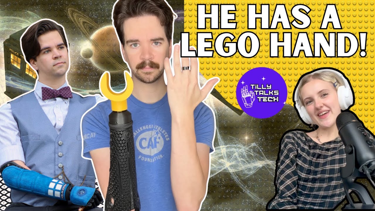 Cyborgs, Cosplay and LEGO HANDS IRL! (his costume got a serious upgrade) |Trace on Tilly Talks Tech!