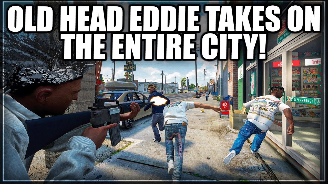 Old Head Eddie Takes On The Entire City! | GTA RP | GWRP Whitelist