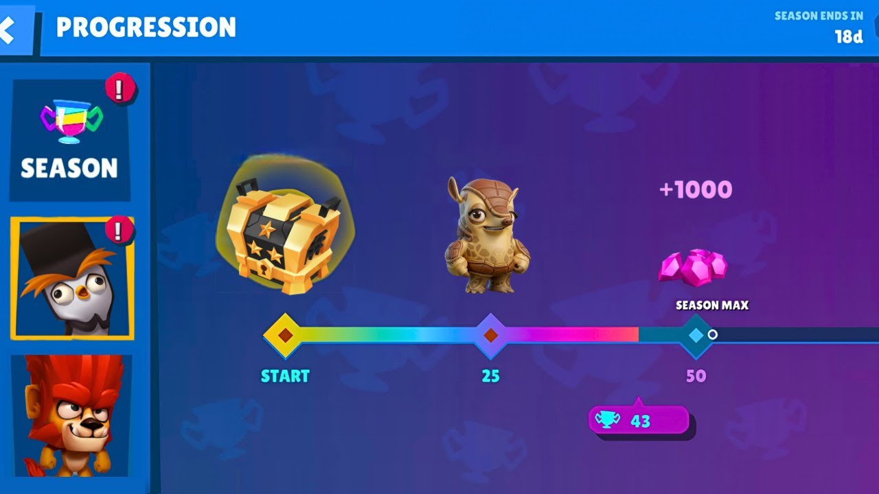 New Seasonal 1800 Trophy Rewards | Zooba