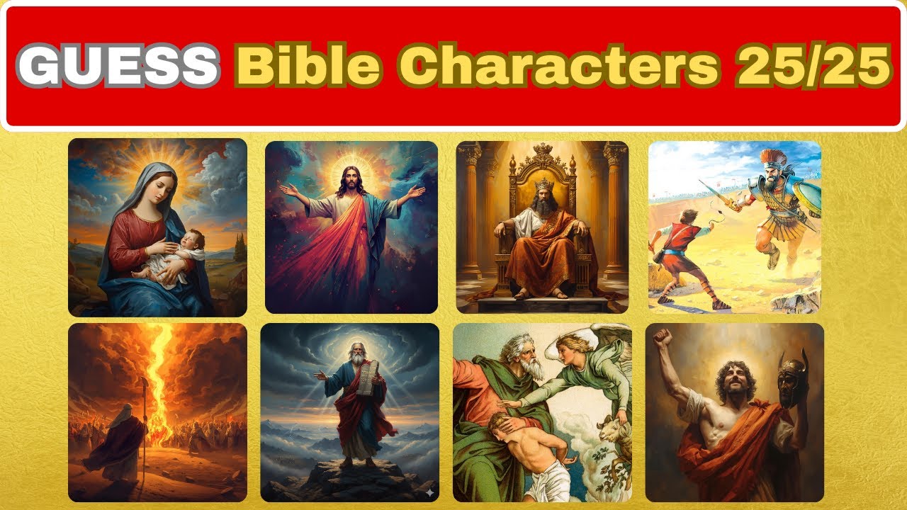The BIGGEST Bible Character Quiz Challenge Ever!