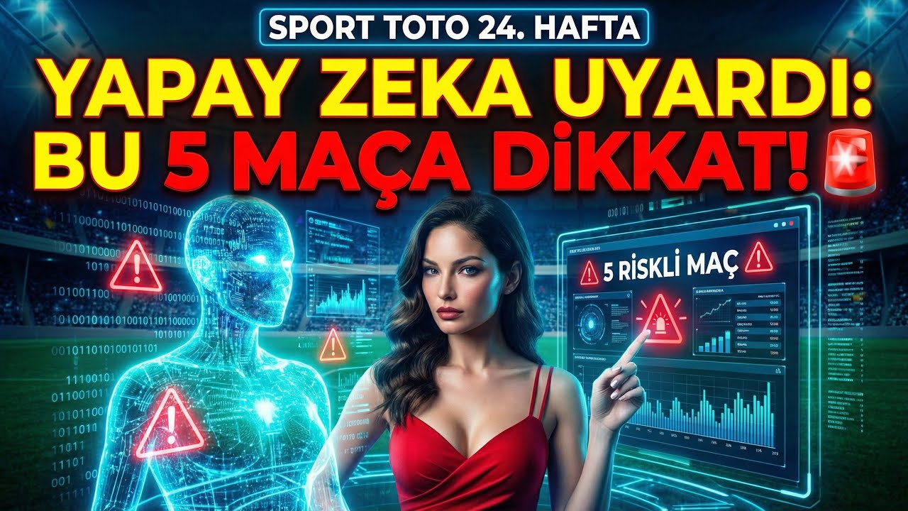 Yapay Zeka Uyardı: BU 5 MAÇA DİKKAT! 🚨 | Sportoto 24. Hafta Co-Pilot Analizi