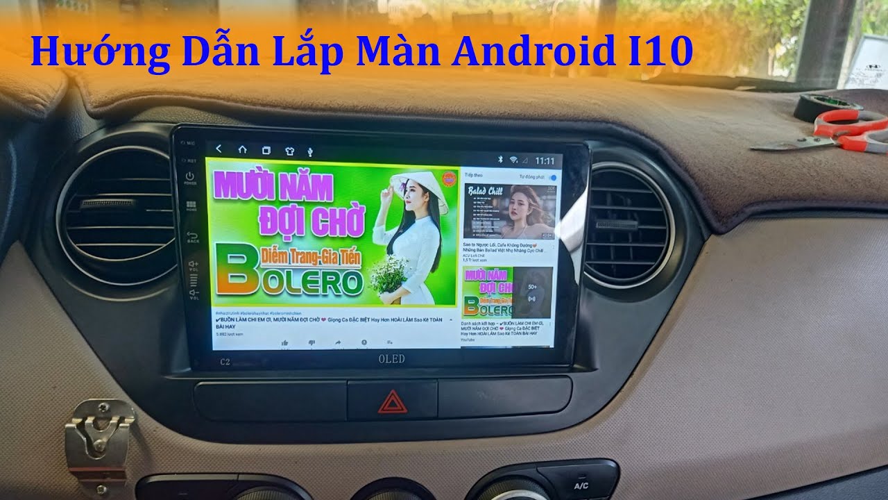 Hướng Dẫn Lắp Màn Hình Android Hyundai i10 | Hiếu Ô Tô