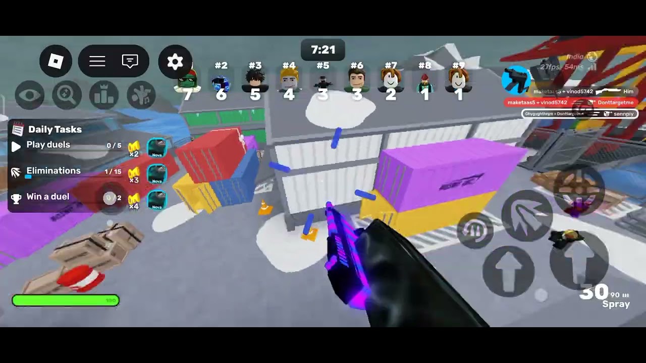 Playing Rivals with sniper 