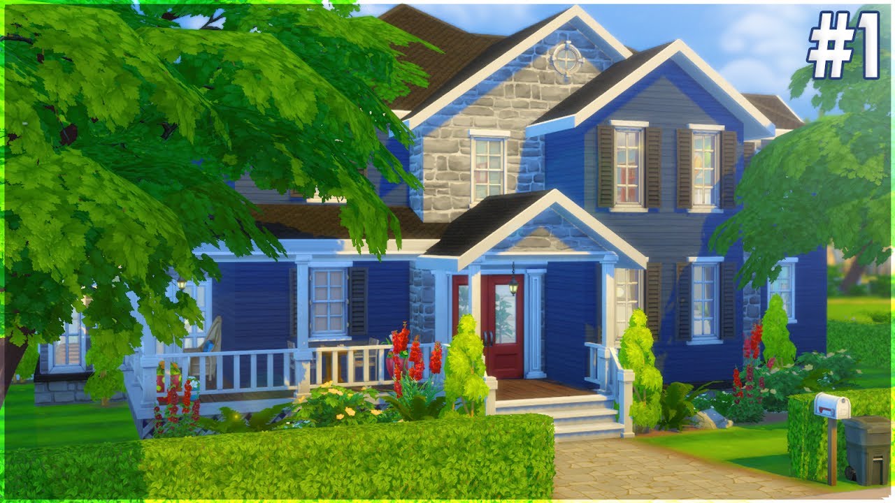 The Sims 4 Speed Build - Riverside Suburban (Part 1)