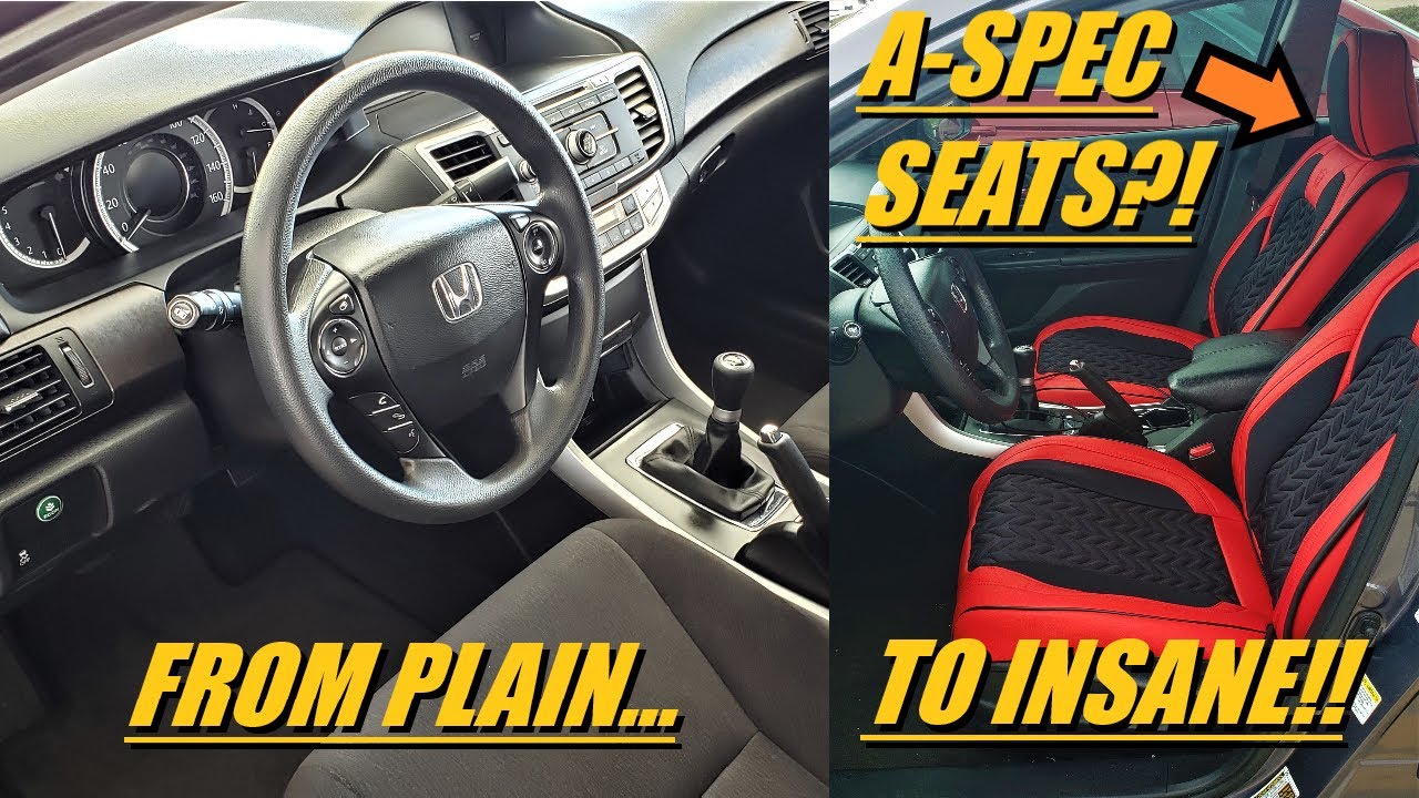 My 9 Year Old Honda Goes A-Spec!! || Coverado Full Seat Cover Install & Review!