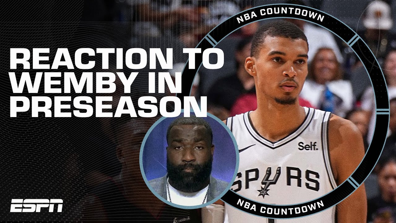 7'4 Kevin Durant?! 👀 Perk reacts to Victor Wembanyama's first 2 preseason games | NBA on ESPN
