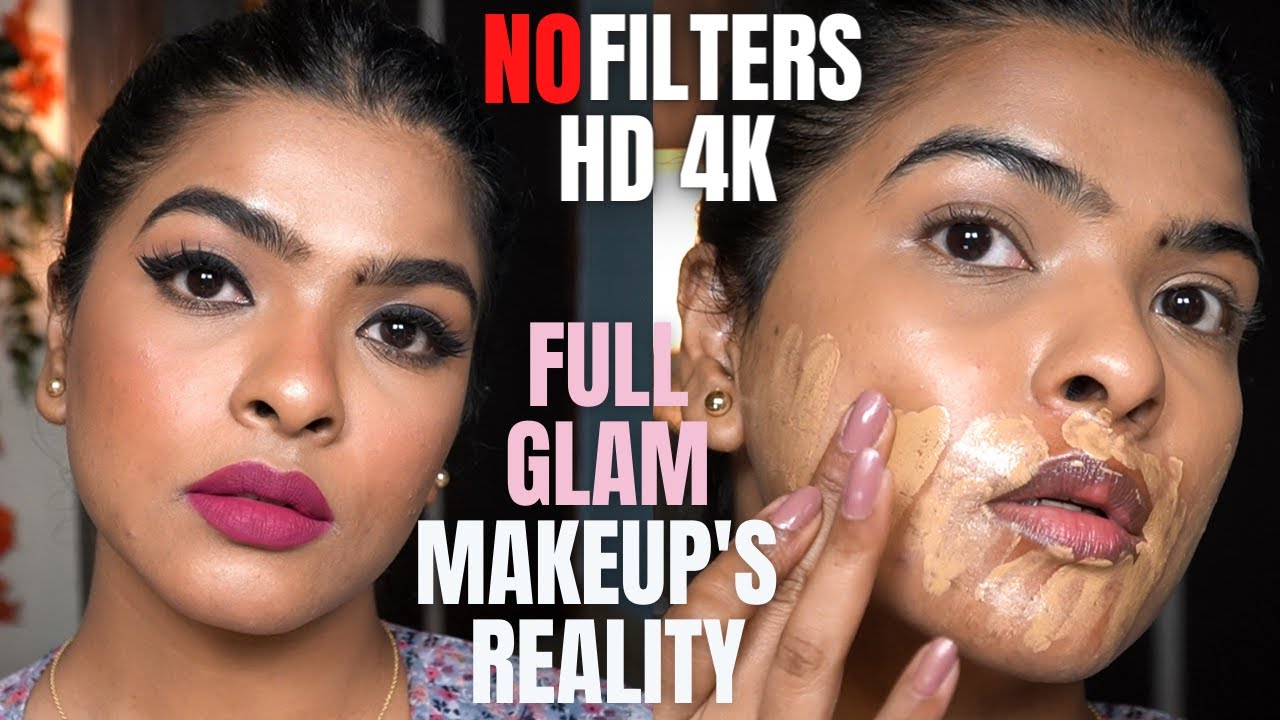 my True Brown Skin makeup therapy | What FULL GLAM makeup looks in person *Satisfying AF*