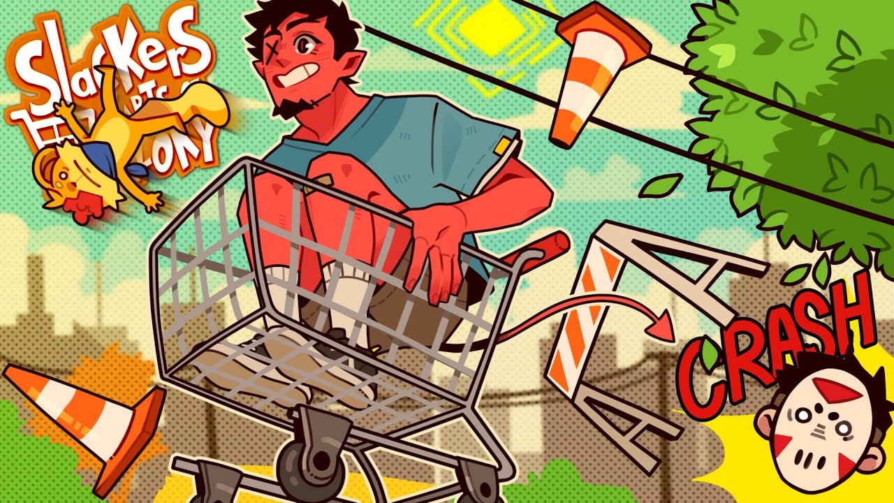 THIS BRUTAL RACING GAME IS ABSOLUTELY HILARIOUS! | Slackers: Carts Of Glory