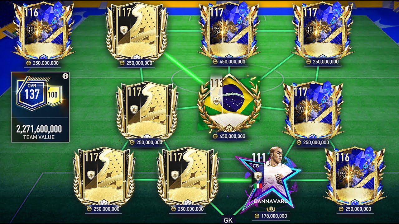 The Most Expensive & Highest Rated FIFA MOBILE Squad!
