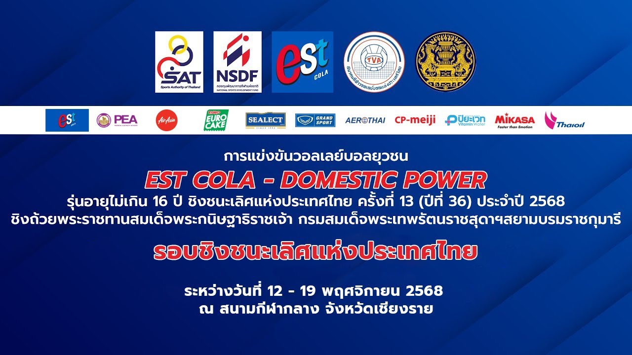 โรงเรียนกีฬานครนนท์วิทยา 6 -โรงเรียนเทพมงคลรังษี  เอสโคล่า DOMESTIC POWER  สนาม 2