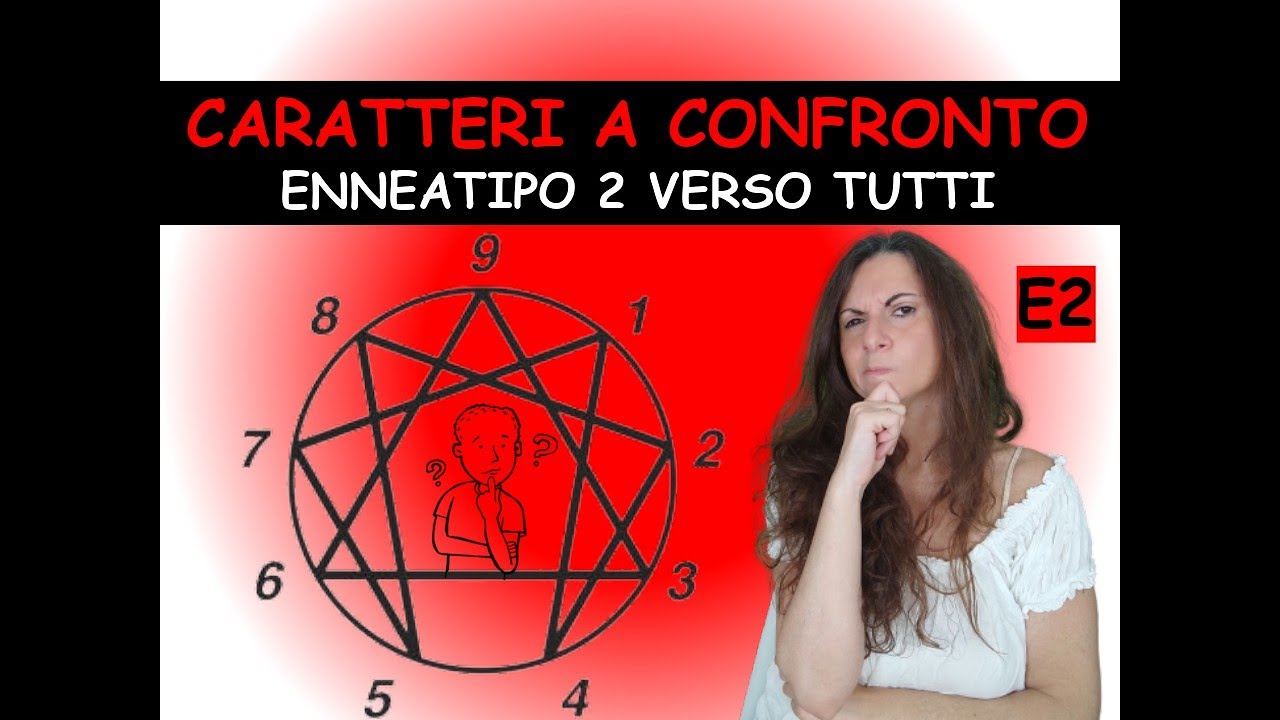 ENNEAGRAMMA, CARATTERI A CONFRONTO: ENNEATIPO 2 VERSO TUTTI