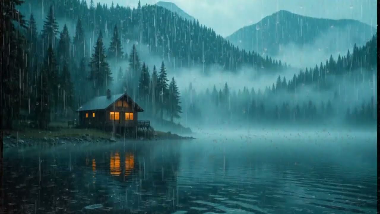 Relaxing Rain Background for Peaceful Sleep