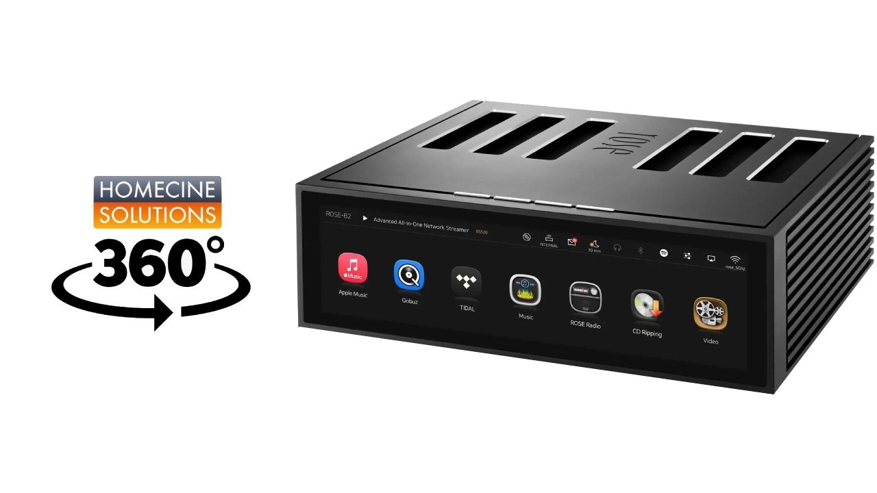 Rose RS520 : Ampli tout-en-un 250W + &eacute;cran tactile 12,6&Prime;