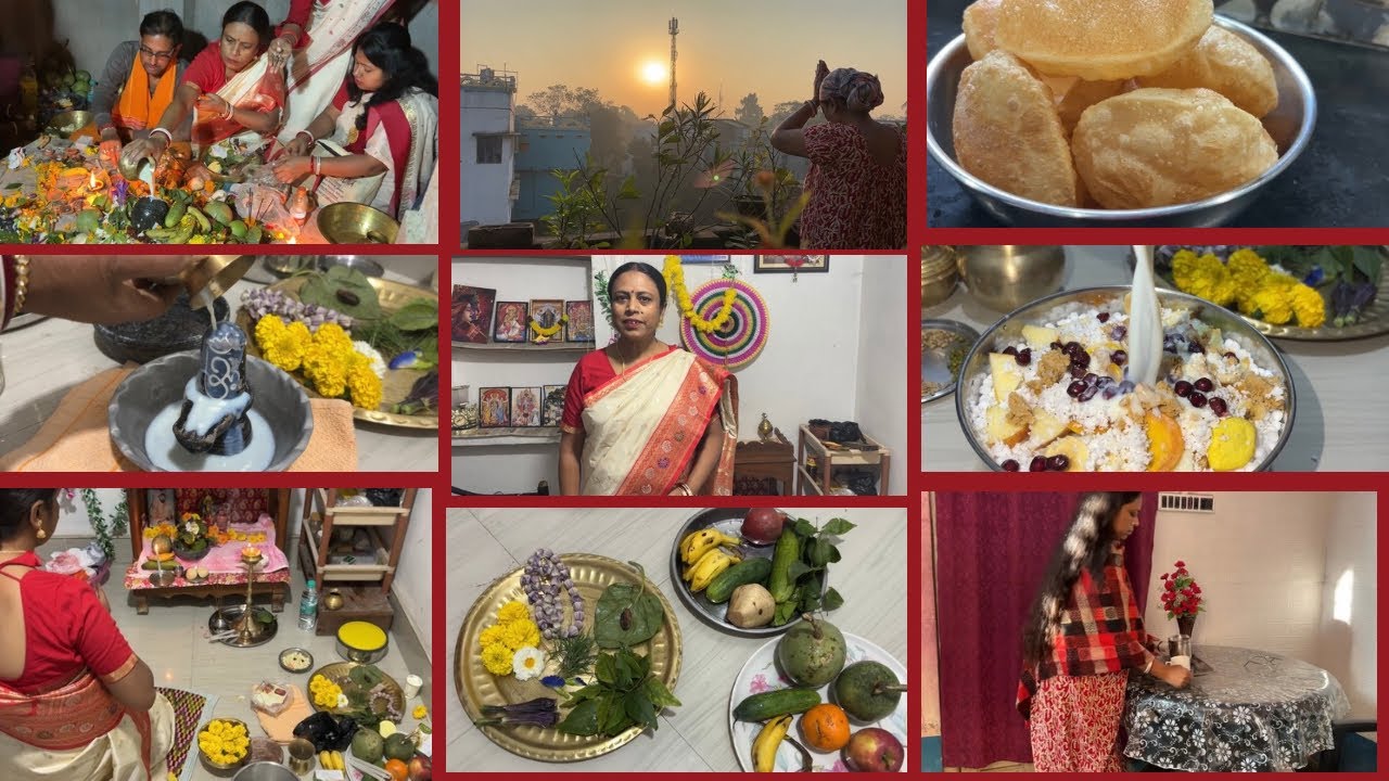 🙏দুই প্রহরে দুই জায়গাই বাবা মহাদের 🔱মাথায় 🌙জল ঢাললাম ।