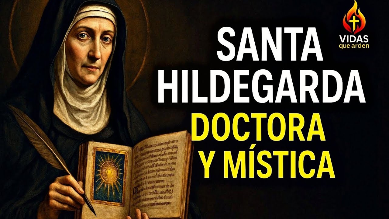 Santa Hildegarda, doctora y mística.