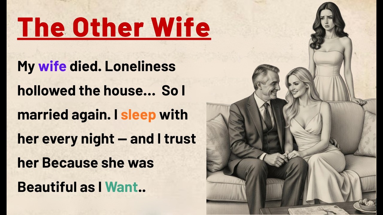 Learn English through Stories Level 3 ⭐ The other Wife -Emotional English Story Graded Reader