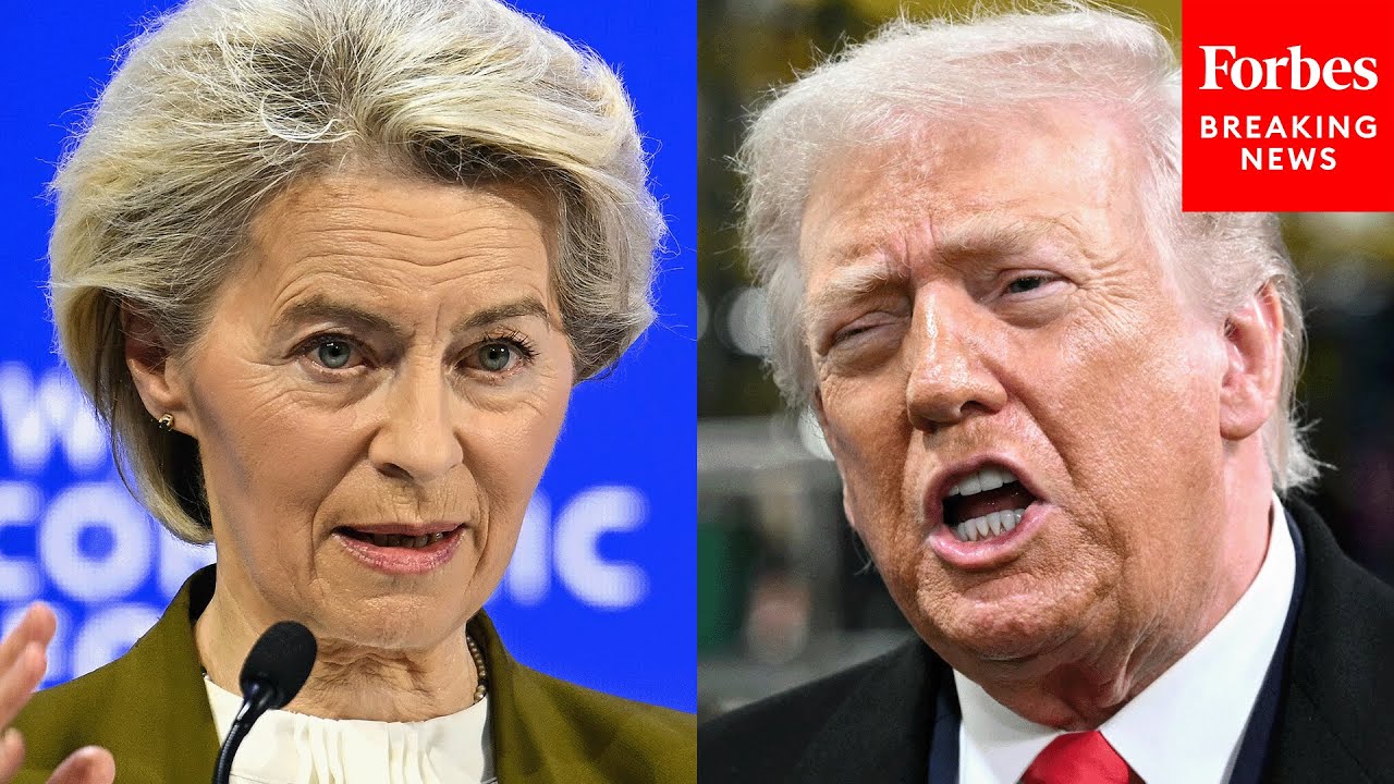 'Additional Tariffs Are A Mistake': Von Der Leyen Denounces Trump's Threats To EU Over Greenland