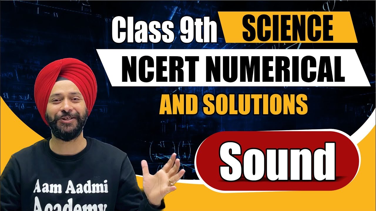 Sound NUMERICAL | Physics | Class 9th Science |  NCERT Numericals of Sound | Gagan Sir