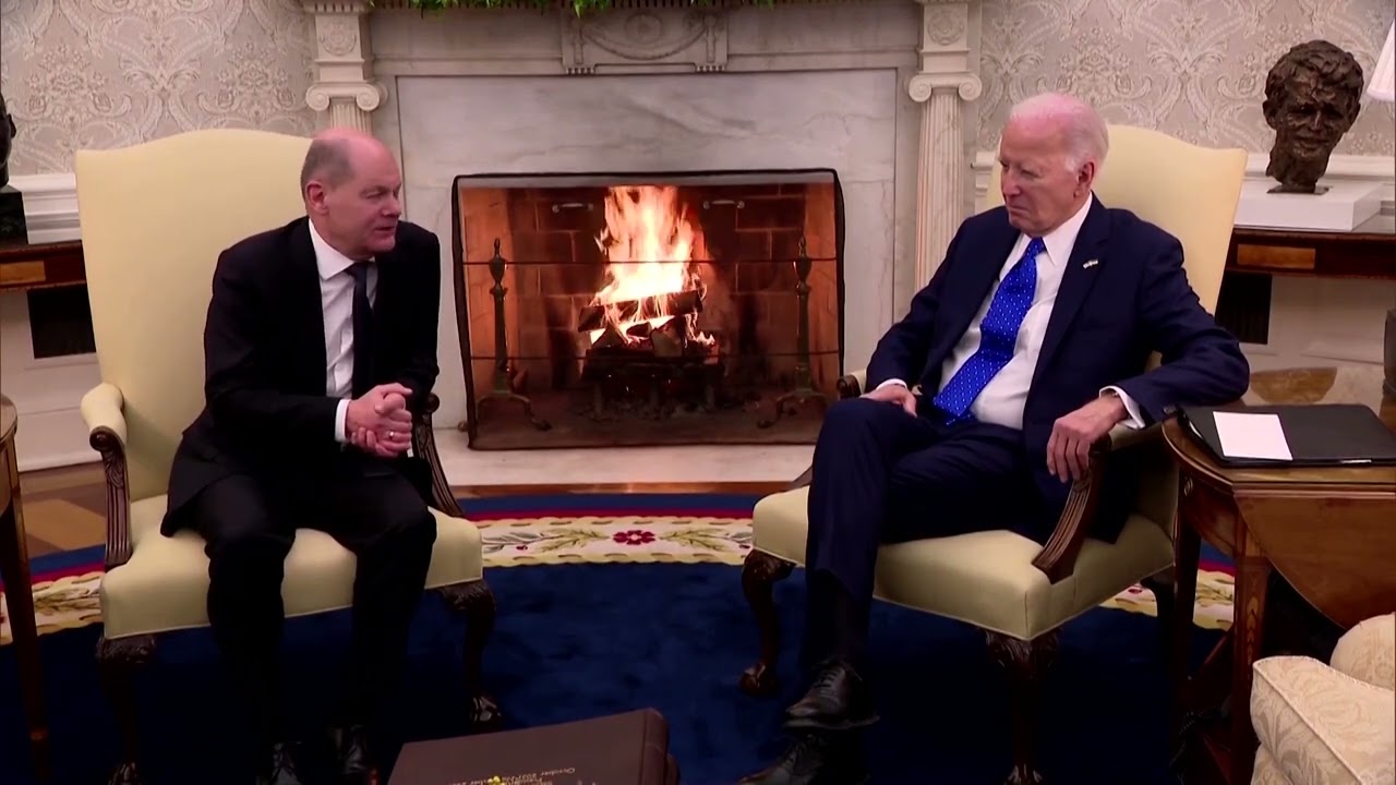 Scholz face presiuni la Washington pentru a acorda ajutor Ucrainei