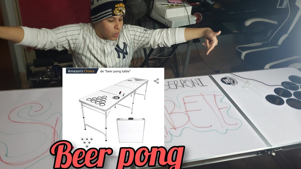 Unboxing mesa de Beer Pong 🏓 - GoPong 8 Foot Beer Pong Table with Customizable Dry Erase Surface