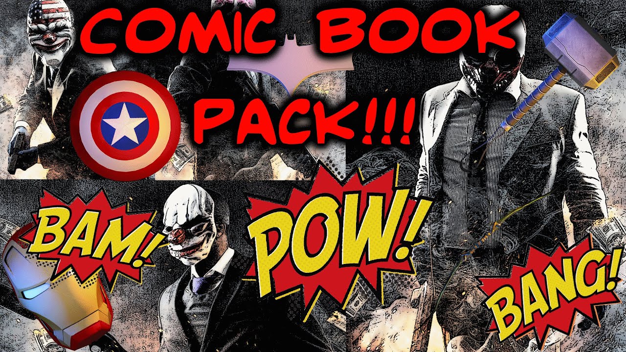 Payday 2 Mod Talk: Last Bullet Comic Book Pack (Integrated Mods!)