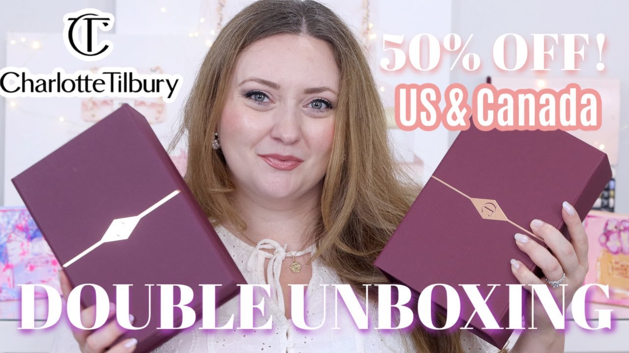*DOUBLE UNBOXING* Unboxing BOTH of the Charlotte Tilbury Mystery Boxes (August 2022 US & Canada)