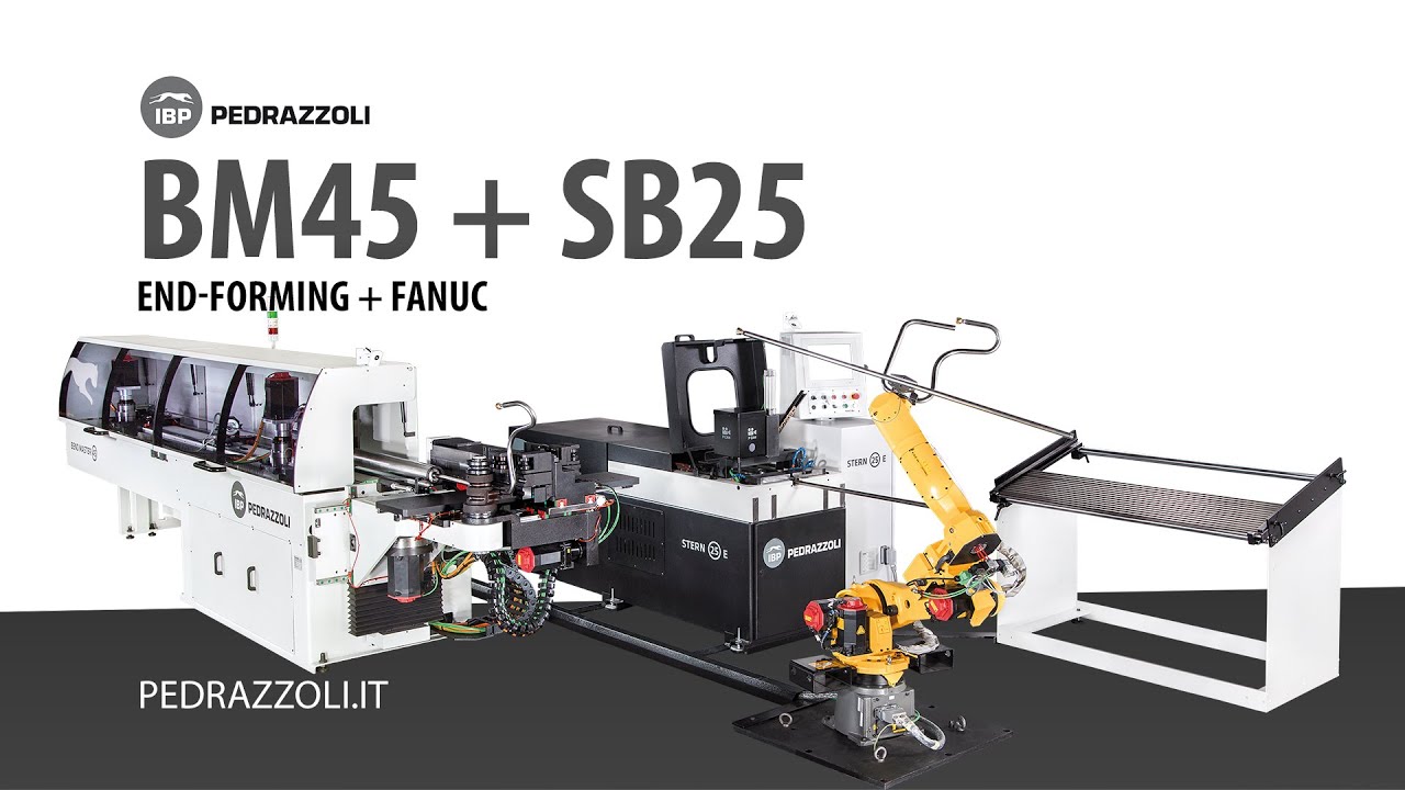 Pedrazzoli BM45 and SB25 End-forming  + Fanuc