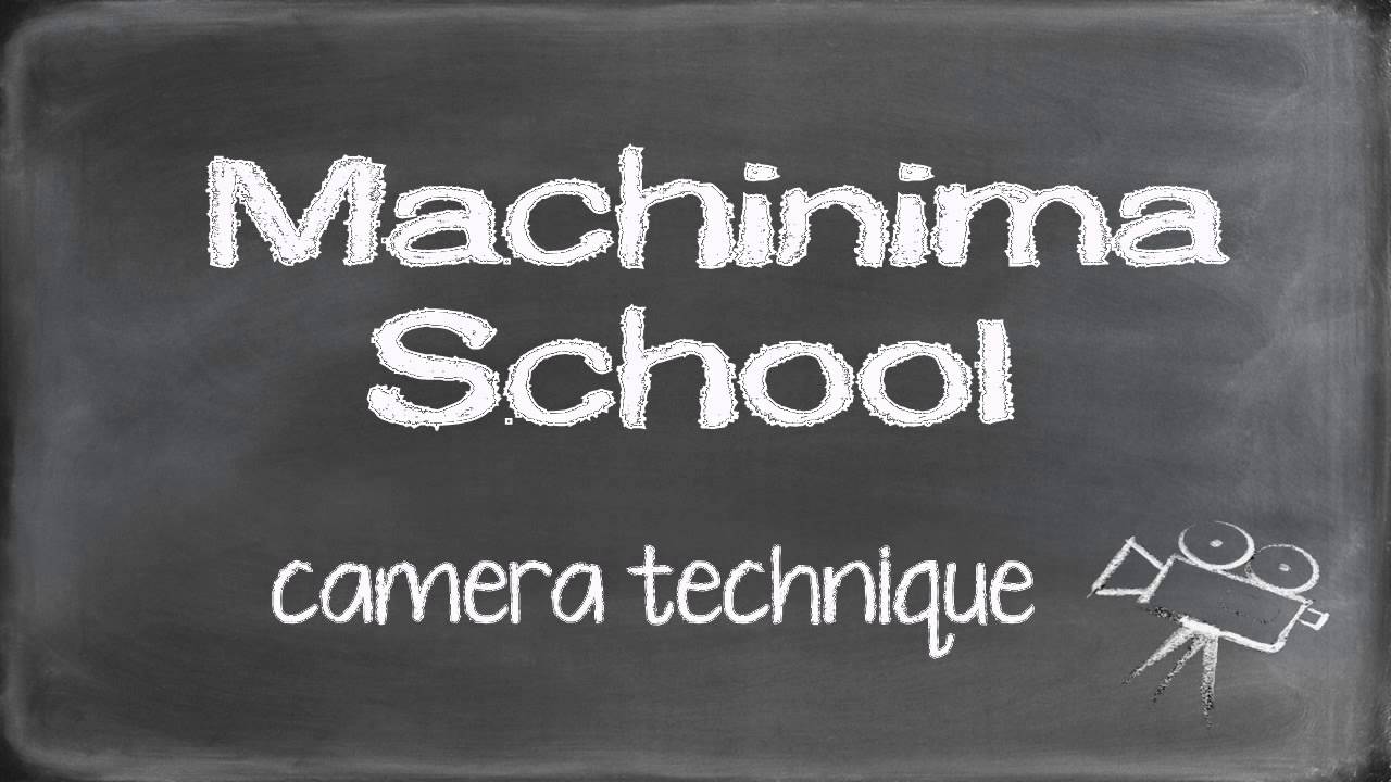 machinima school chalkboard intro