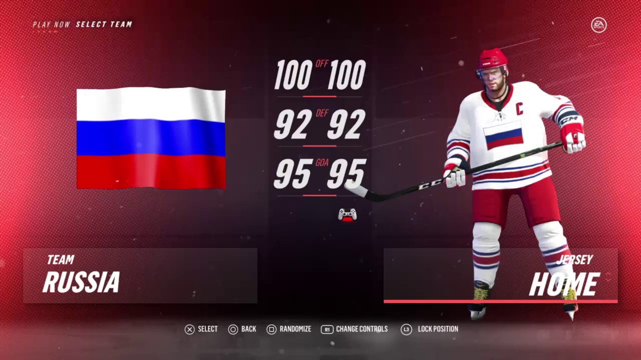 NHL 19 - Russia Uniforms - All Franchise History Uniforms & All Teams Rating