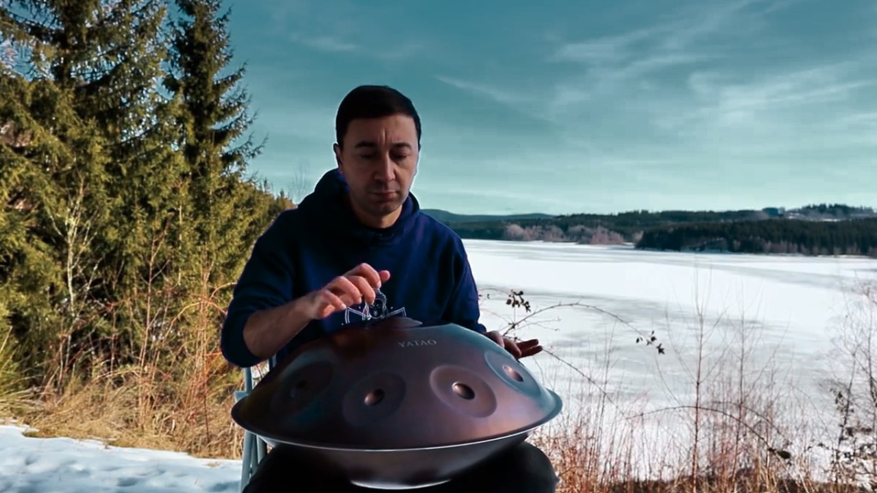 Frozen Lake Handpan Sound Healing | 30 Min Deep Relaxation & Inner Warmth