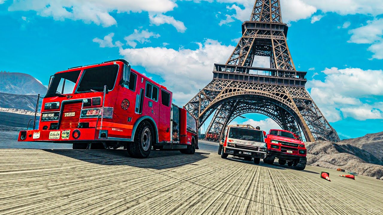 FACE TO FACE RANDOM VEHICLES IN PARIS! - (GTA 5 Online)